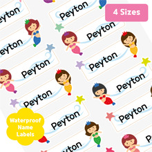 Load image into Gallery viewer, Custom waterproof Name Label Stickers Personalized Dish-washer Safe Freezer-Safe Name Labels for School, Daycare, Camp, Sports, Kids Custom Personalized Name Label Sticker Waterproof, Dishwasher safe, Microwave safe, Freezer safe, Tear-resistant, Strong adhesive School Daycare Camp Kids Birthday Party Gift Present Thanks 
