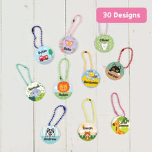 Load image into Gallery viewer, [Bag Tag] PVC Mini Card Bag Tag Custom Personalized Gift Present Goods Kids Party School Daycare Camp Sports Canada
