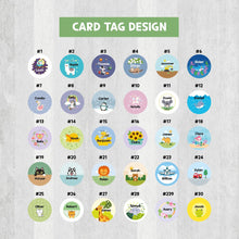 Load image into Gallery viewer, [Bag Tag] PVC Mini Card Bag Tag Custom Personalized Gift Present Goods Kids Party School Daycare Camp Sports Canada
