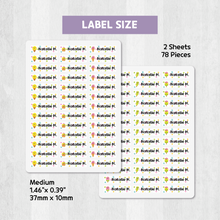 Load image into Gallery viewer, Custom Stick-On Clothing Name Label Stickers Personalized Fabric Textile Label Custom Personalized Stick-On No-Iron Laundry Machine Washer-safe Dryer-safe Name Label Sticker for Clothing Clothes Textile Fabric Care Label Tag for Kids Back to School Daycare Camp Sports Birthday Gift Present Friends Team Labelling
