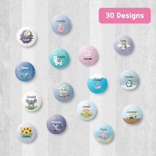 Load image into Gallery viewer, [Button] Ø25mm Pin - Back Button Badge Custom Personalized Gift Present Goods Kids Party School Daycare Camp Sports Canada
