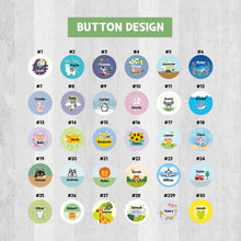 Load image into Gallery viewer, [Button] Ø25mm Pin - Back Button Badge Custom Personalized Gift Present Goods Kids Party School Daycare Camp Sports Canada
