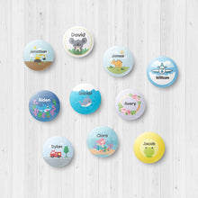 Load image into Gallery viewer, [Button] Ø37mm Pin - Back Button Badge Custom Personalized Gift Present Goods Kids Party School Daycare Camp Sports Canada
