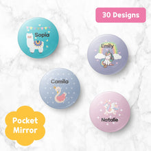 Load image into Gallery viewer, [Button] Ø58mm Hand Mirror Button Custom Personalized Gift Present Goods Kids Party School Daycare Camp Sports Canada
