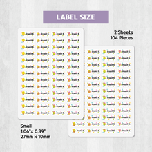 Load image into Gallery viewer, Custom Stick-On Clothing Name Label Stickers Personalized Fabric Textile Label Custom Personalized Stick-On No-Iron Laundry Machine Washer-safe Dryer-safe Name Label Sticker for Clothing Clothes Textile Fabric Care Label Tag for Kids Back to School Daycare Camp Sports Birthday Gift Present Friends Team Labelling
