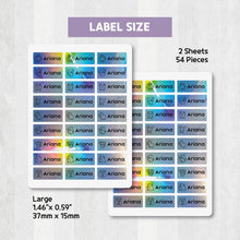 Load image into Gallery viewer, [Plain Label] Holographic Plain Label Custom Personalized Gift Present Goods Kids Party School Daycare Camp Sports Canada
