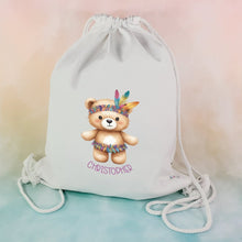 Load image into Gallery viewer, [Pouch Bag] Drawstring Backpack Bag Custom Personalized Gift Present Goods Kids Party School Daycare Camp Sports Canada
