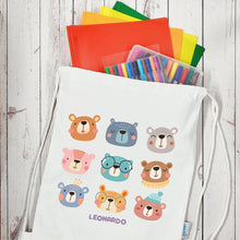 Load image into Gallery viewer, [Pouch Bag] Drawstring Backpack Bag Custom Personalized Gift Present Goods Kids Party School Daycare Camp Sports Canada
