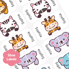 Load image into Gallery viewer, [Shoe Label] New Animal Shoe Label Custom Personalized Gift Present Goods Kids Party School Daycare Camp Sports Canada
