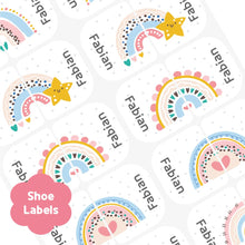 Load image into Gallery viewer, [Shoe Label] New Rainbow Label Custom Personalized Gift Present Goods Kids Party School Daycare Camp Sports Canada
