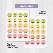 Load image into Gallery viewer, [Stick - On Clothing Label] Bee Label Custom Personalized Gift Present Goods Kids Party School Daycare Camp Sports Canada
