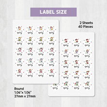 Load image into Gallery viewer, [Stick - On Clothing Label] Children Label Custom Personalized Gift Present Goods Kids Party School Daycare Camp Sports Canada
